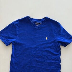 Polo Ralph Lauren Blue V-Neck T-Shirt